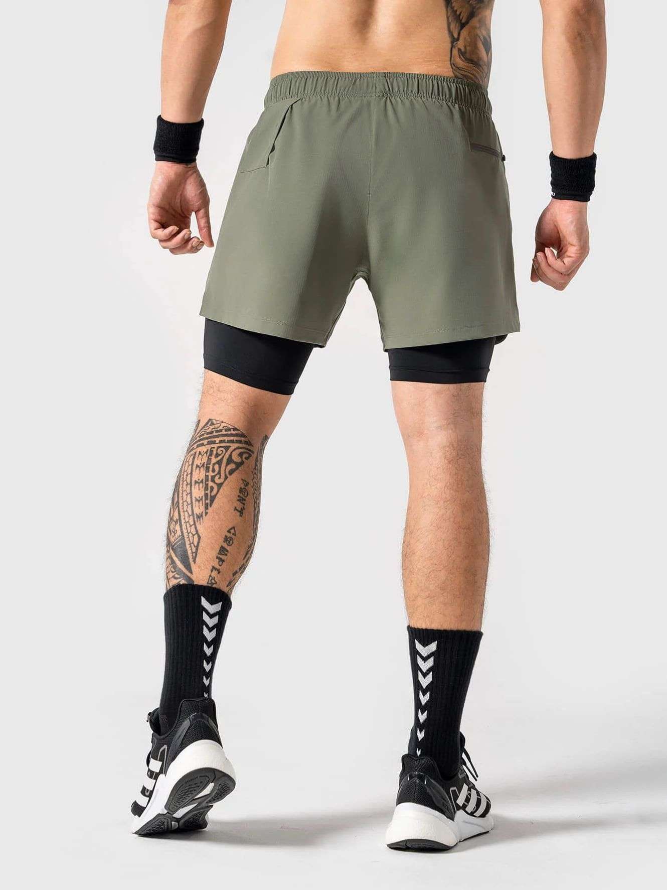 Quần Shorts Nam Gym Power 2 lớp  1