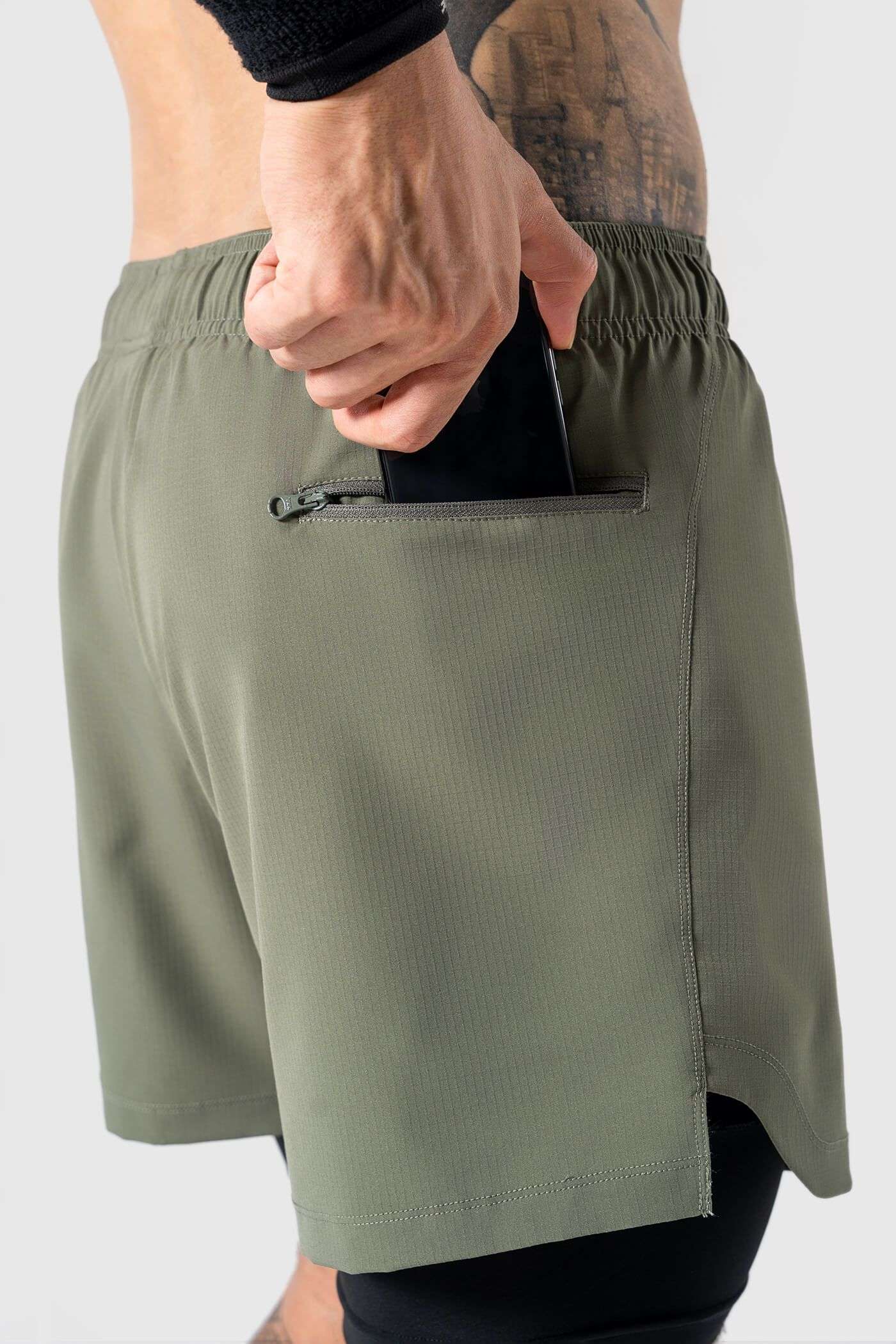 Quần Shorts Nam Gym Power 2 lớp  4