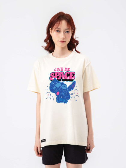Áo thun Relaxed Fit Stitch Give Me Space