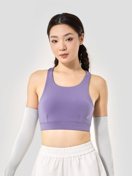 Áo Bra chạy bộ phối lưới Medium Support