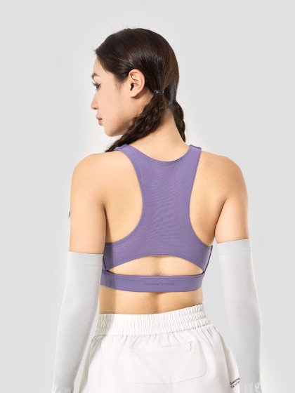 Áo Bra chạy bộ phối lưới Medium Support more