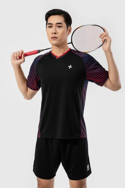 Áo thun Racquet Sport Graphic Red Line