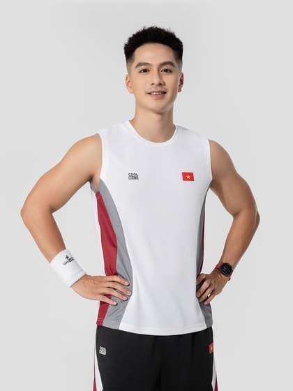 Áo tanktop phối màu thể thao "Tự hào Việt Nam"