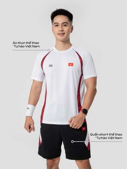 Set đồ Áo thun và Quần short thể thao "Tự hào Việt Nam" more
