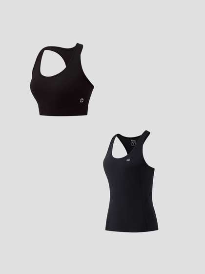 Set áo Singlet thể thao nữ Slim Tee + Bra CoolFlex more