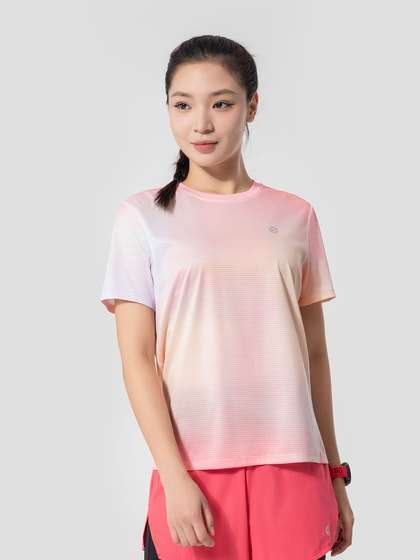 Tshirt chạy bộ nữ Graphic Rainbow
