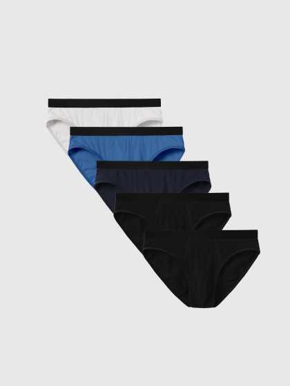 Pack 5 Brief Cotton Coolmate Basics cạp logo