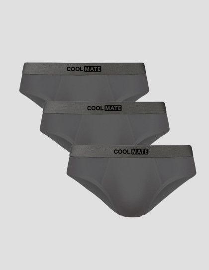 Pack 3 Quần Cotton Briefs Tam giác Logo more