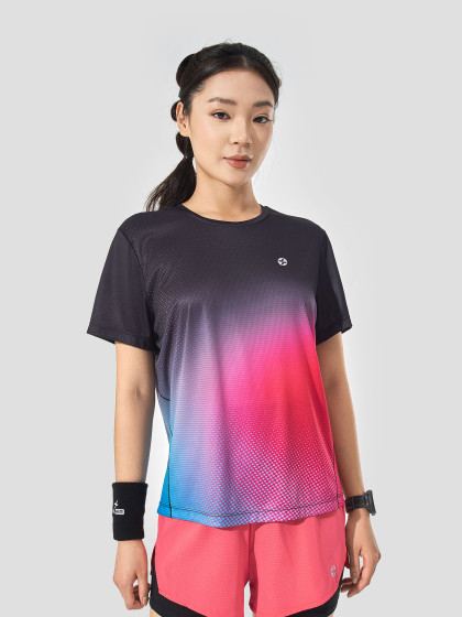 Tshirt chạy bộ nữ AirRush Gradient 