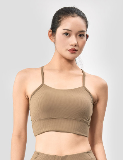 Áo Bra Yoga Ribbed