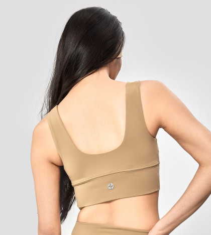 Áo Bra Yoga V-Neck CoolSoft Light Support more