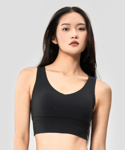 Áo Bra Yoga V-Neck CoolSoft Light Support