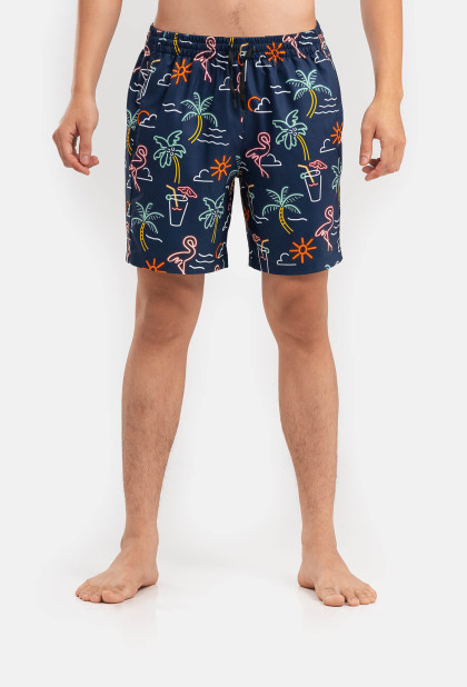 Quần shorts nam Classic Beach có túi khoá sau