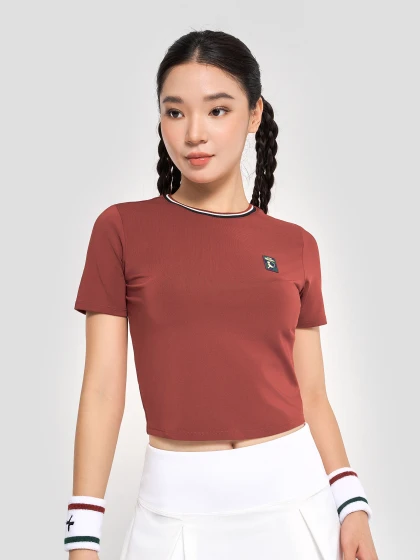 Áo Crop top nữ Pickleball Dink Shot
