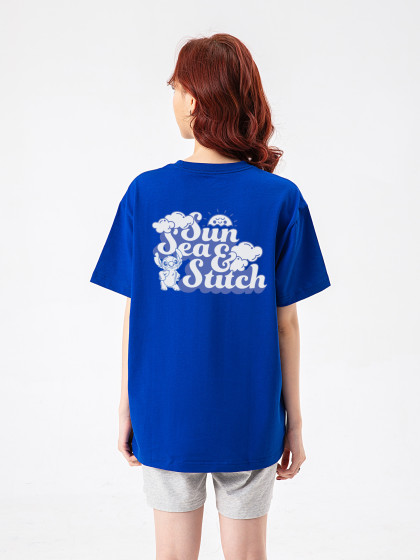 Áo thun Relaxed Fit Disney Sun Sea Stitch more