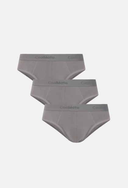 Combo 3 Quần Lót Nam Brief Cotton Compact