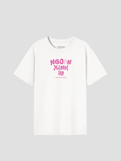 Áo in Cotton 100% CARE SHARE - ÁO ẤM CHO EM - NGOAN XINH YÊU