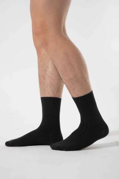 Combo 2 đôi Tất cổ trung Cotton Ribbed Coolmate more