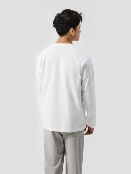 Áo thun dài tay 100% Cotton Relax fit more