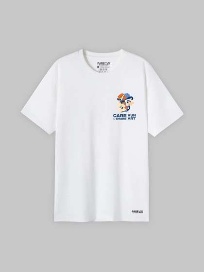 Áo in Cotton Compact CARE SHARE In Lụa VỤN ART II - [Chung tay xây nhà mới]