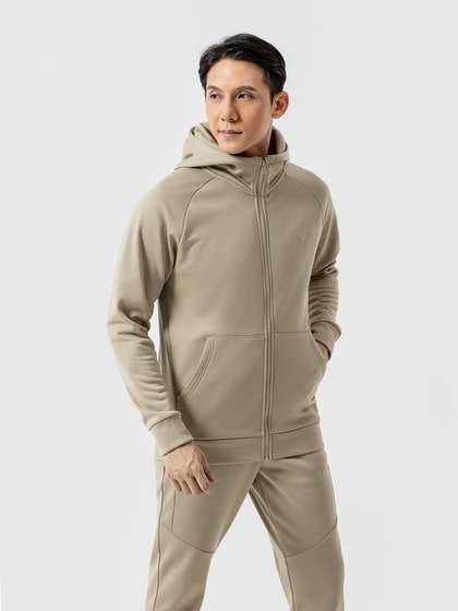 Áo khoác thể thao Fleece Track Jacket Premium có mũ