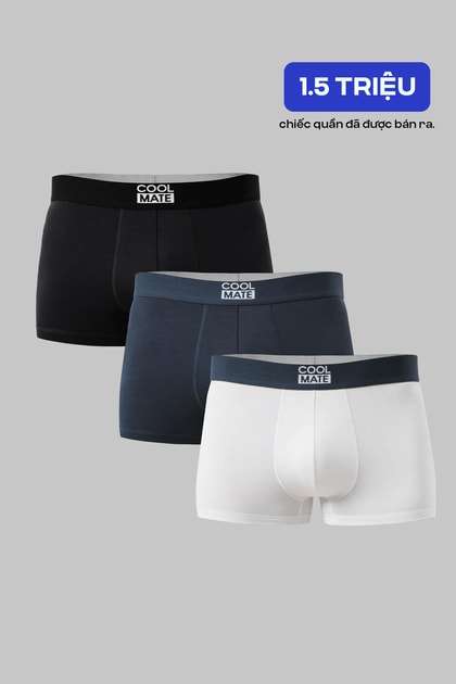 Combo 3 Quần Lót Nam Trunk Bamboo