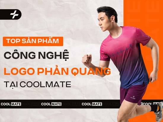 8 sản phẩm ứng dụng công nghệ logo phản quang tại Coolmate 