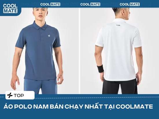 Top 5 mẫu áo polo nam bán chạy nhất tại Coolmate