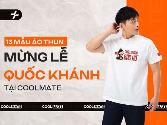 15 Mẫu Áo Thun Mừng Lễ Quốc Khánh 2/9 Đáng Mua Nhất Tại Coolmate