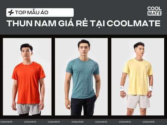 5 Mẫu Áo Thun Nam Giá Ưu Đãi Đáng Mua Nhất Tại Coolmate 