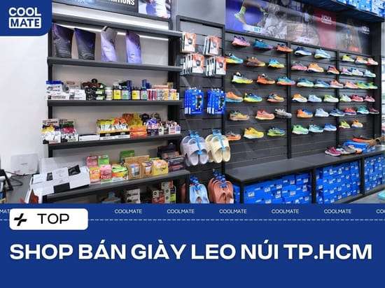 Địa chỉ bán giày leo núi ở TPHCM: Chuẩn chất lượng, giá hợp lý