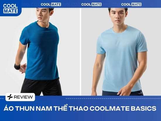 [Review] chi tiết áo thun nam thể thao Coolmate Basics 
