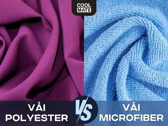 So sánh vải Polyester và Microfiber: Chi tiết từ A-Z