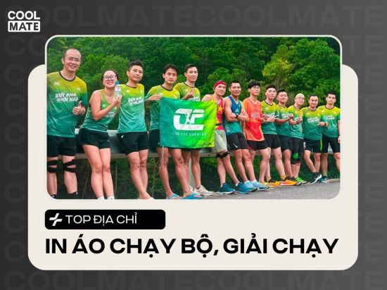 8 Địa chỉ in áo chạy bộ, thiết kế áo cho giải chạy uy tín 