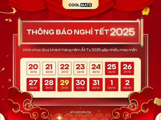 Đón Tết Ất Tỵ 2025: Bán Xuyên Tết - Giảm 20% Toàn Website