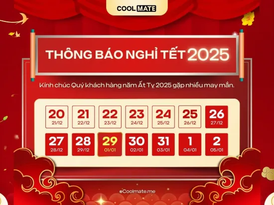 Đón Tết Ất Tỵ 2025: Bán Xuyên Tết - Giảm 20% Toàn Website