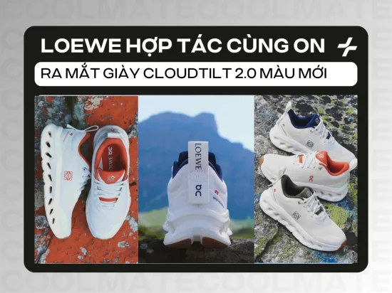 LOEWE Hợp Tác Cùng On Ra Mắt Giày Cloudtilt 2.0 Với Bảng Màu Mới