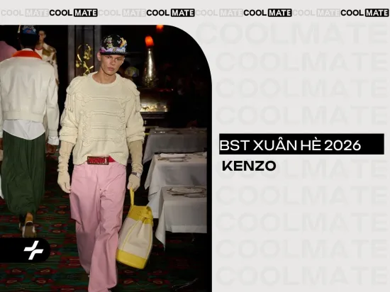 BST Kenzo Xuân Hè 2026: Vằn hổ trên lưng thỏ