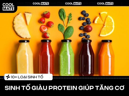 13 Loại Sinh Tố Giàu Protein Giúp Tăng Cơ Cho Người Tập Gym