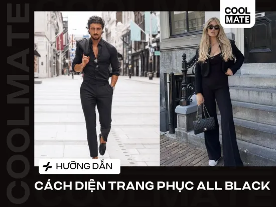 Cách Diện Trang Phục All Black Chuẩn Chất Không Nhàm Chán