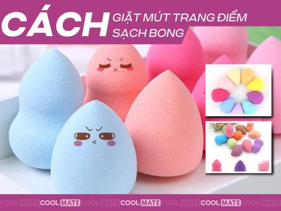 Cách Giặt Mút Trang Điểm Sạch Bong: Da Khỏe, Nền Mịn!