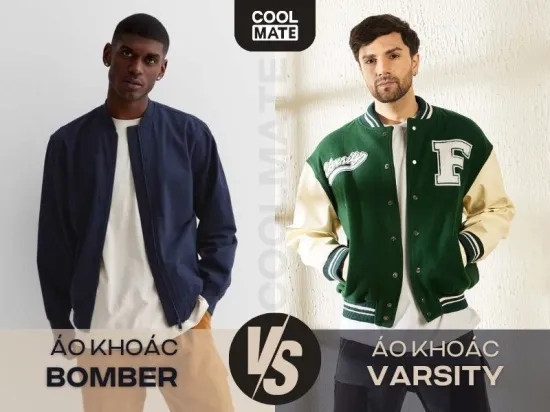 07 điểm khác biệt giữa Bomber và Varsity Jacket không phải ai cũng biết