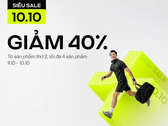 Big Sale 10/10 - Ưu đãi GIẢM 40% TỪ SẢN PHẨM THỨ 2