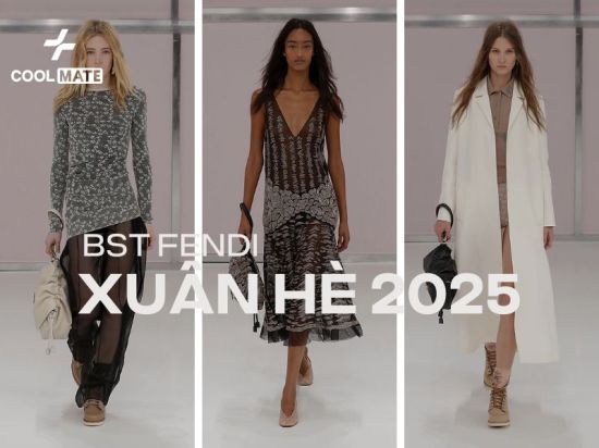 Fendi Xuân Hè 2025 - Cảm hứng thập niên 1920 hoàng kim