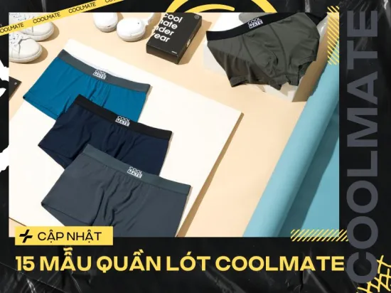 Cập nhật 15 mẫu quần lót Coolmate êm ái, mới nhất hiện nay