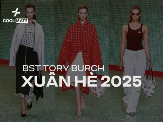 BST Tory Burch Xuân Hè 2025 hòa hợp giữa tinh thần thể thao và nét duyên dáng nữ tính