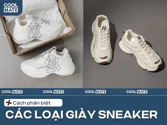 Giày Sneaker và cách phân biệt các loại giày Sneaker chính hãng