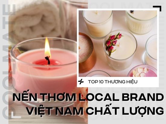 Top 10 Thương Hiệu Nến Thơm Local Brand Việt Nam Chất Lượng