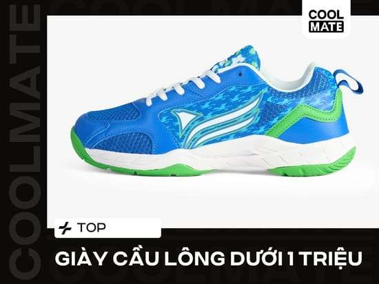 Top Giày Cầu Lông Dưới 1 Triệu: Bền, Êm, Bám Sân Cho Người Mới