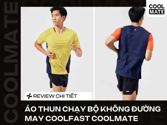 Review Áo thun chạy bộ không đường may CoolFast của Coolmate